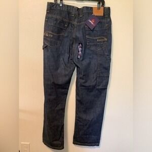 LAPCO FR Modern Industrial Workwear Flame Resistant Jeans 36x32 Dark Wash‎ Denim